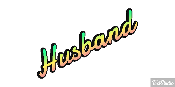 Husband Text effect