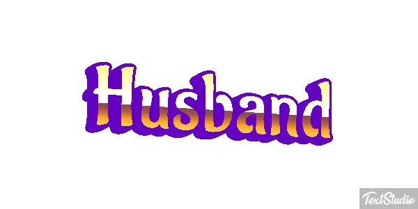 Husband Text effect
