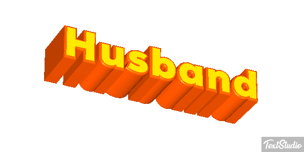 Husband Text effect