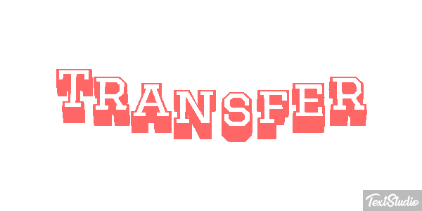Transfer Text effect