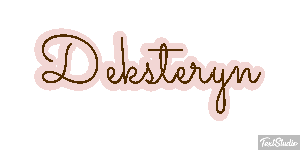 Deksteryn Effet de texte