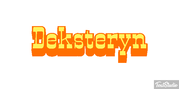 Deksteryn Effet de texte