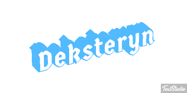 Deksteryn Effet de texte