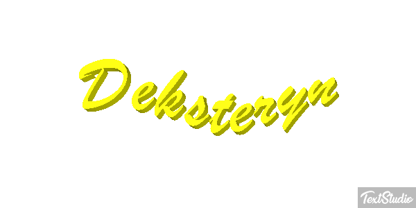 Deksteryn Effet de texte