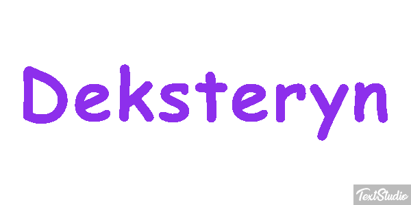 Deksteryn Effet de texte