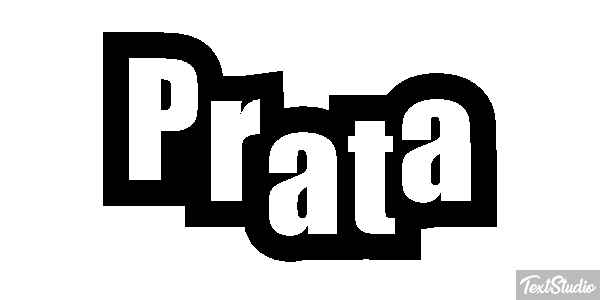 Prata Efecto de texto