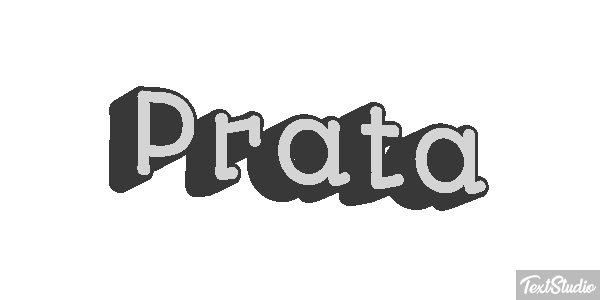Prata Efecto de texto