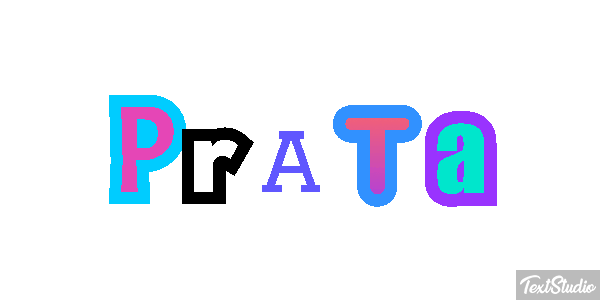 Prata Efecto de texto