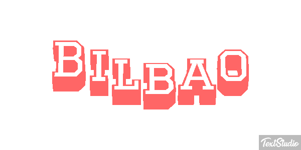 Bilbao テキスト効果