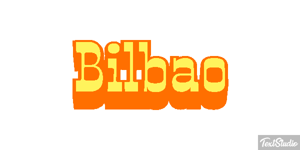 Bilbao テキスト効果