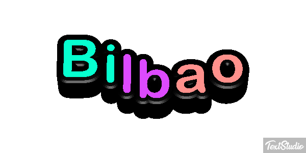 Bilbao テキスト効果