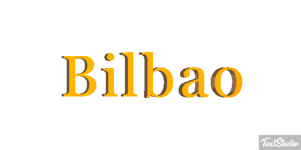 Bilbao テキスト効果
