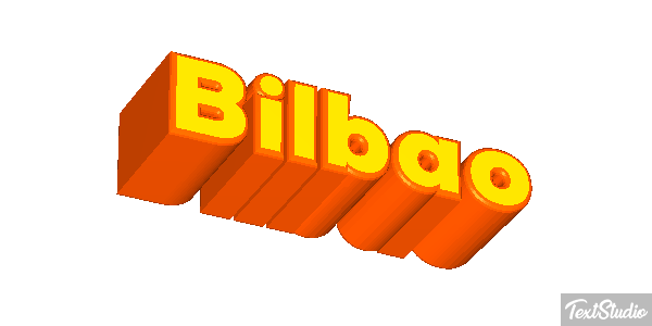 Bilbao テキスト効果