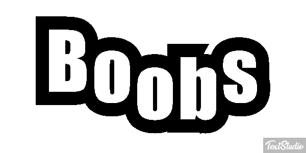 Boobs テキスト効果