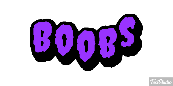 Boobs テキスト効果