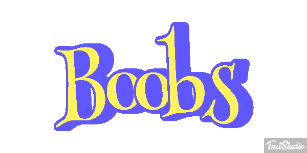Boobs テキスト効果