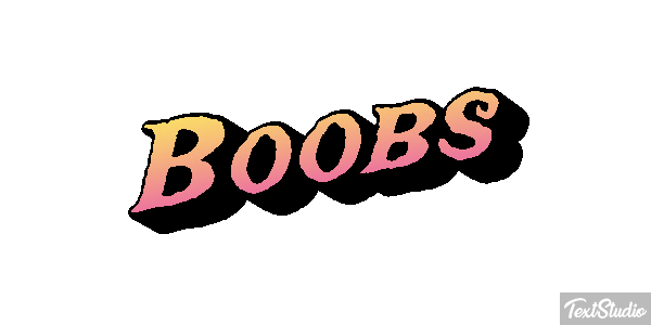 Boobs テキスト効果