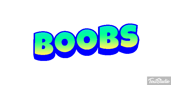 Boobs テキスト効果