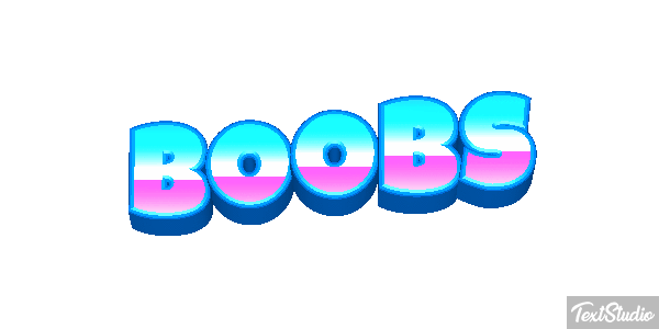 Boobs テキスト効果