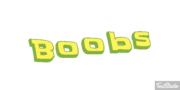 Boobs テキスト効果