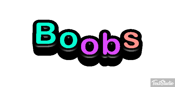Boobs テキスト効果