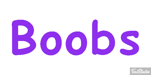 Boobs テキスト効果