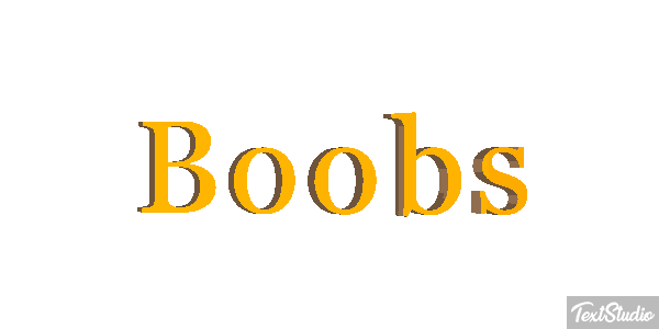 Boobs テキスト効果