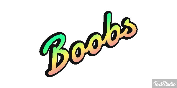 Boobs テキスト効果