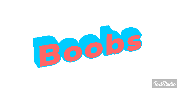 Boobs テキスト効果
