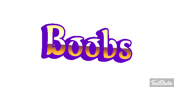 Boobs テキスト効果