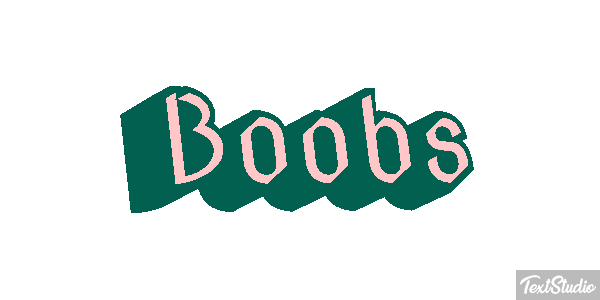 Boobs テキスト効果