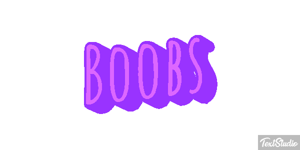 Boobs テキスト効果