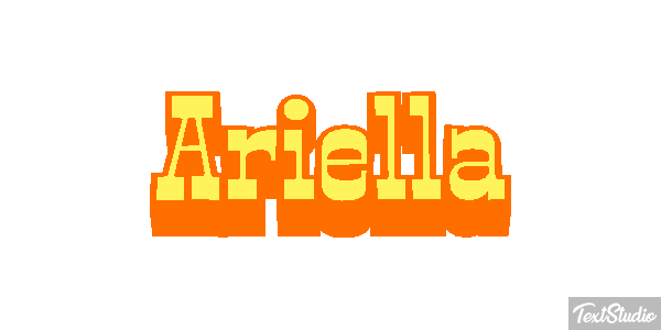 Ariella Efecto de texto