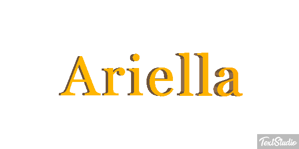 Ariella Efecto de texto
