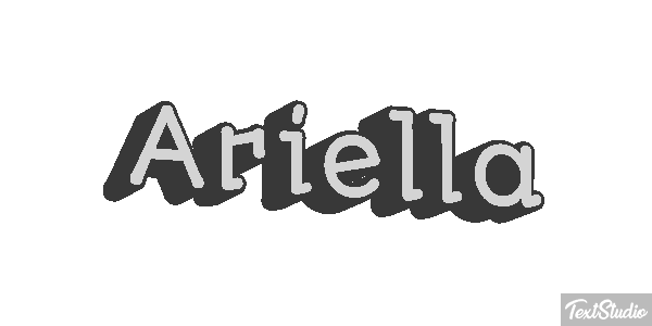 Ariella Efecto de texto