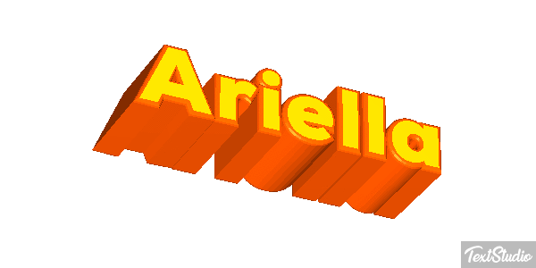 Ariella Efecto de texto