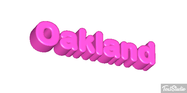 Oakland Effet de texte