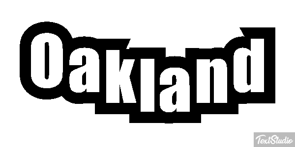 Oakland Effet de texte