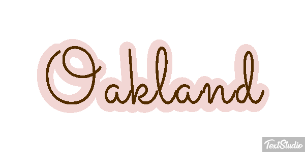 Oakland Effet de texte
