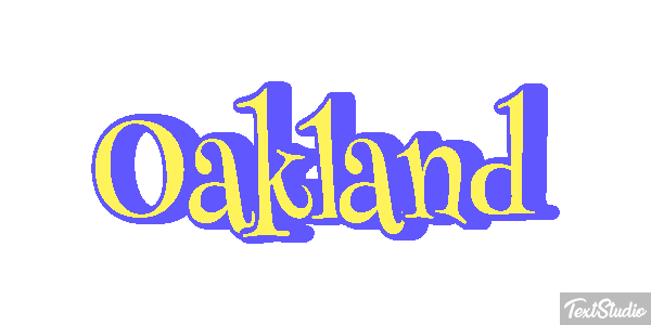Oakland Effet de texte