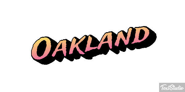 Oakland Effet de texte