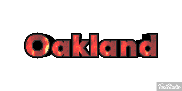 Oakland Effet de texte