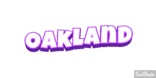 Oakland Effet de texte