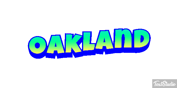 Oakland Effet de texte