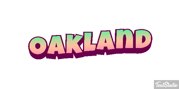 Oakland Effet de texte