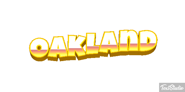 Oakland Effet de texte