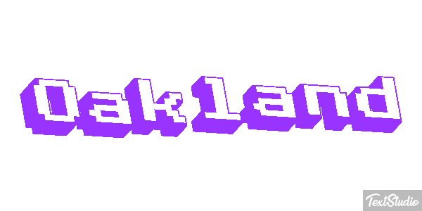 Oakland Effet de texte