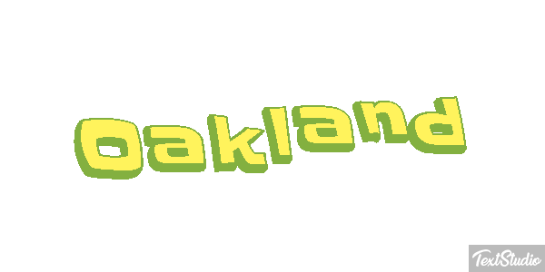 Oakland Effet de texte