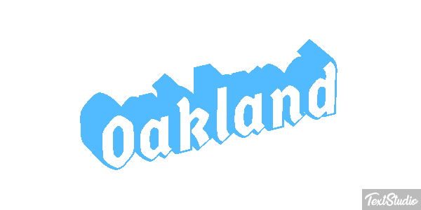 Oakland Effet de texte