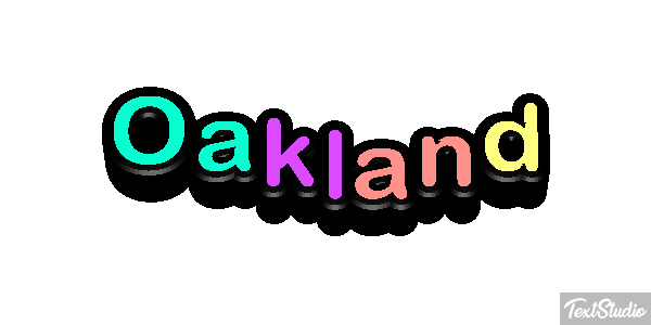 Oakland Effet de texte